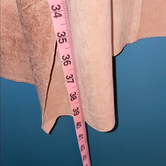 NWT faux suede Sleeveless Waterfall Vest - Picture 9 of 10